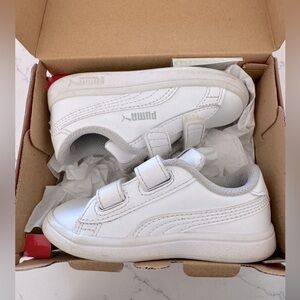 Puma Kids White Sneakers